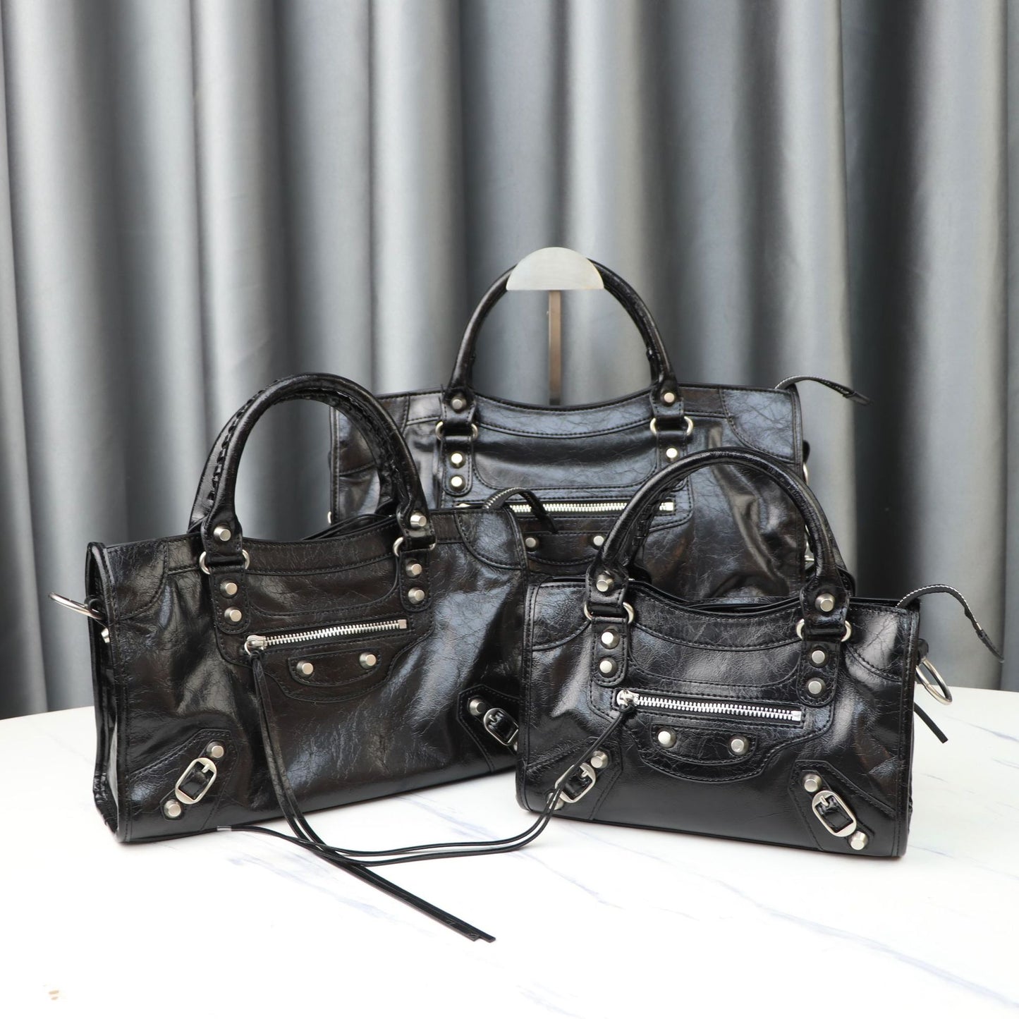 Motorcycle Large Capacity Hot Rivet First Crossbody Bags
