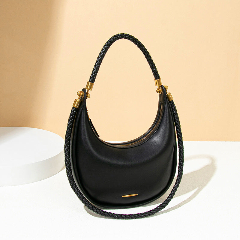 Underarm Versatile Light Luxury Minority Black Armpit Bags