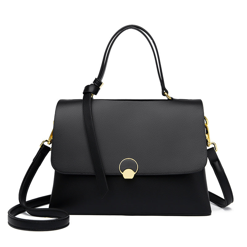 Women's Popular Texture Color Matching Portable For Girlfriend Handbags