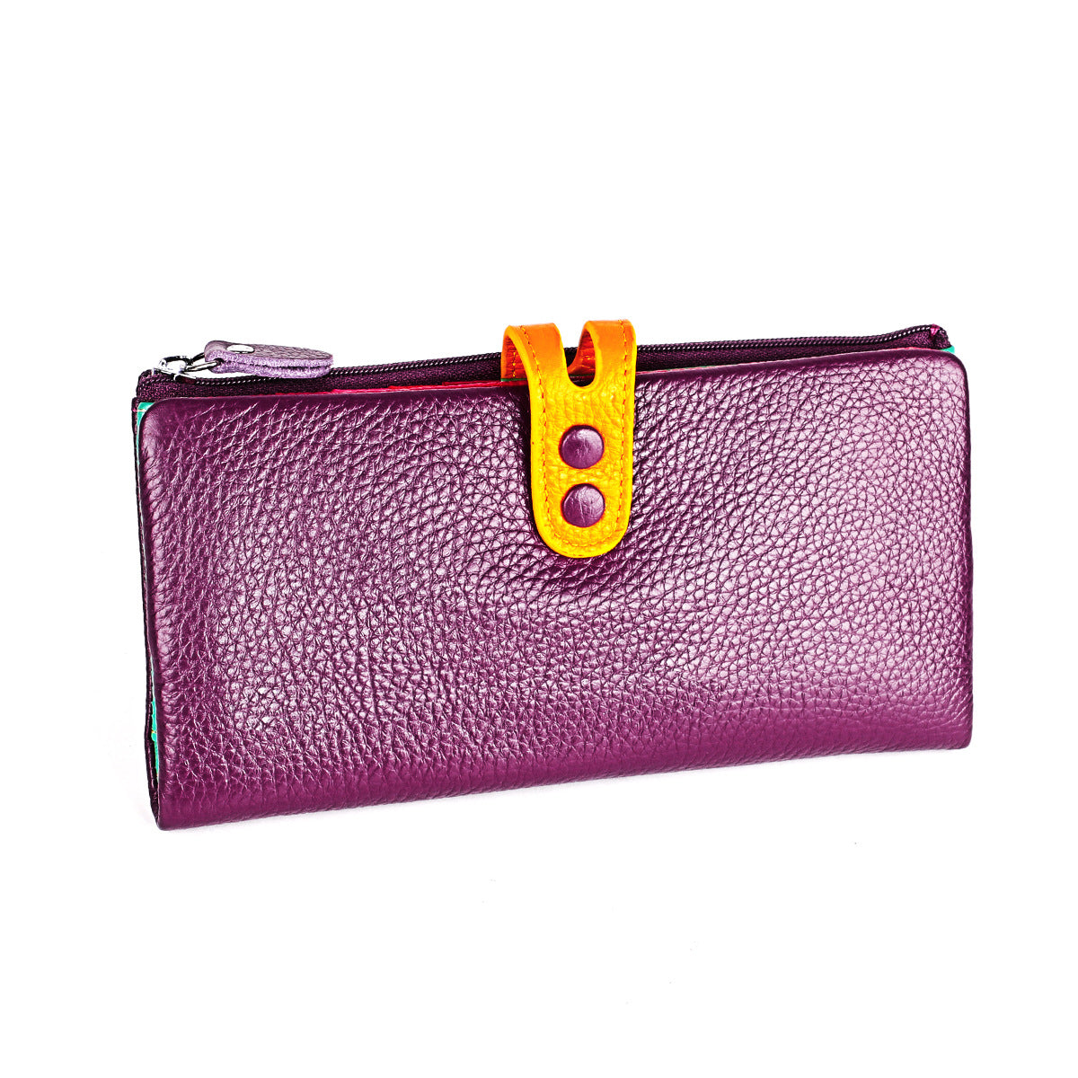 Women's Classy Leather High-grade Long Cowhide Ladies Wallets