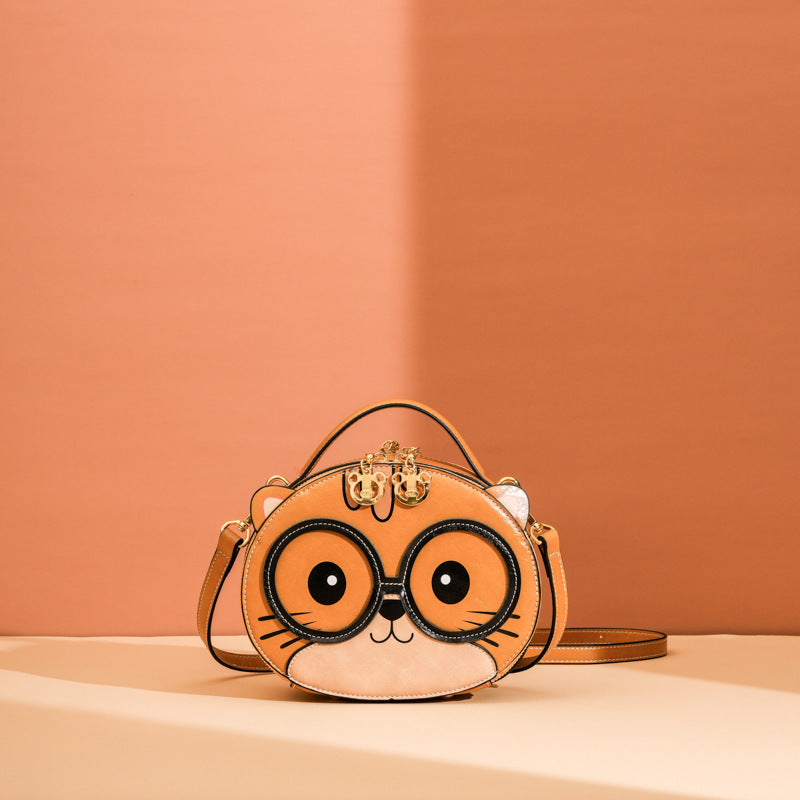 Cartoon Design Cat Style Street Trendy Bags