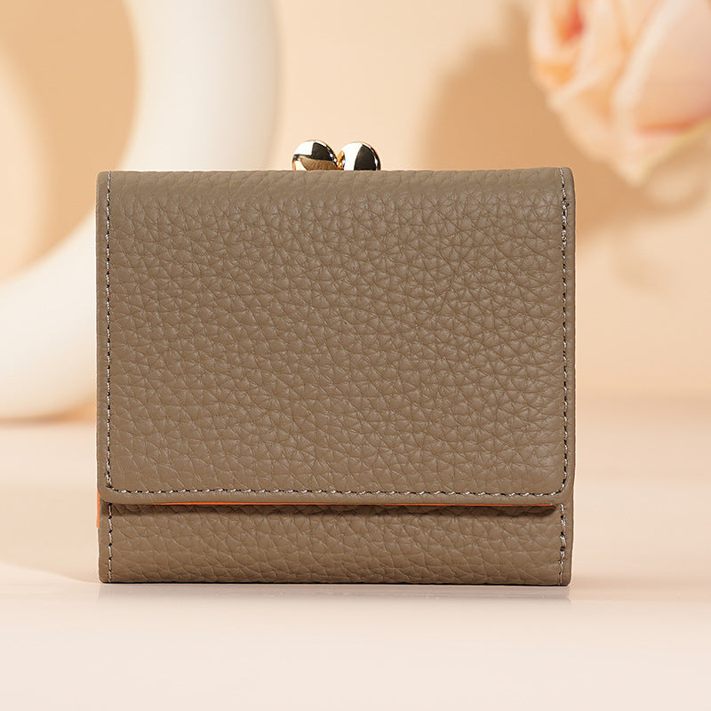Women's Beautiful Charming Genuine Leather Swiping Ladies Wallets