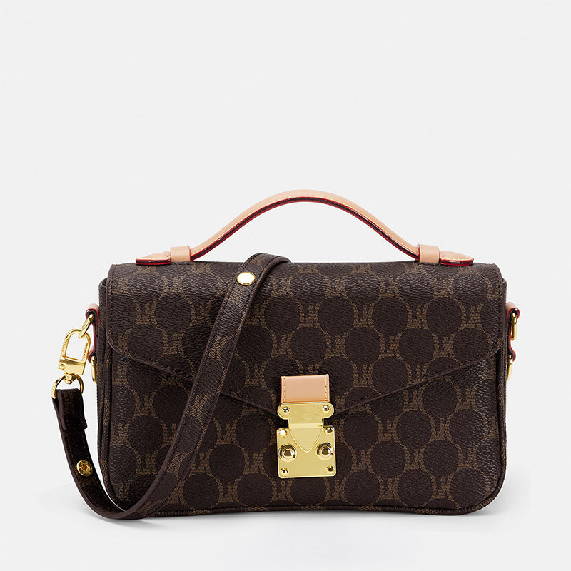 Women's High-grade Exquisite Underarm Retro Presbyopic Chain Small Square Bags