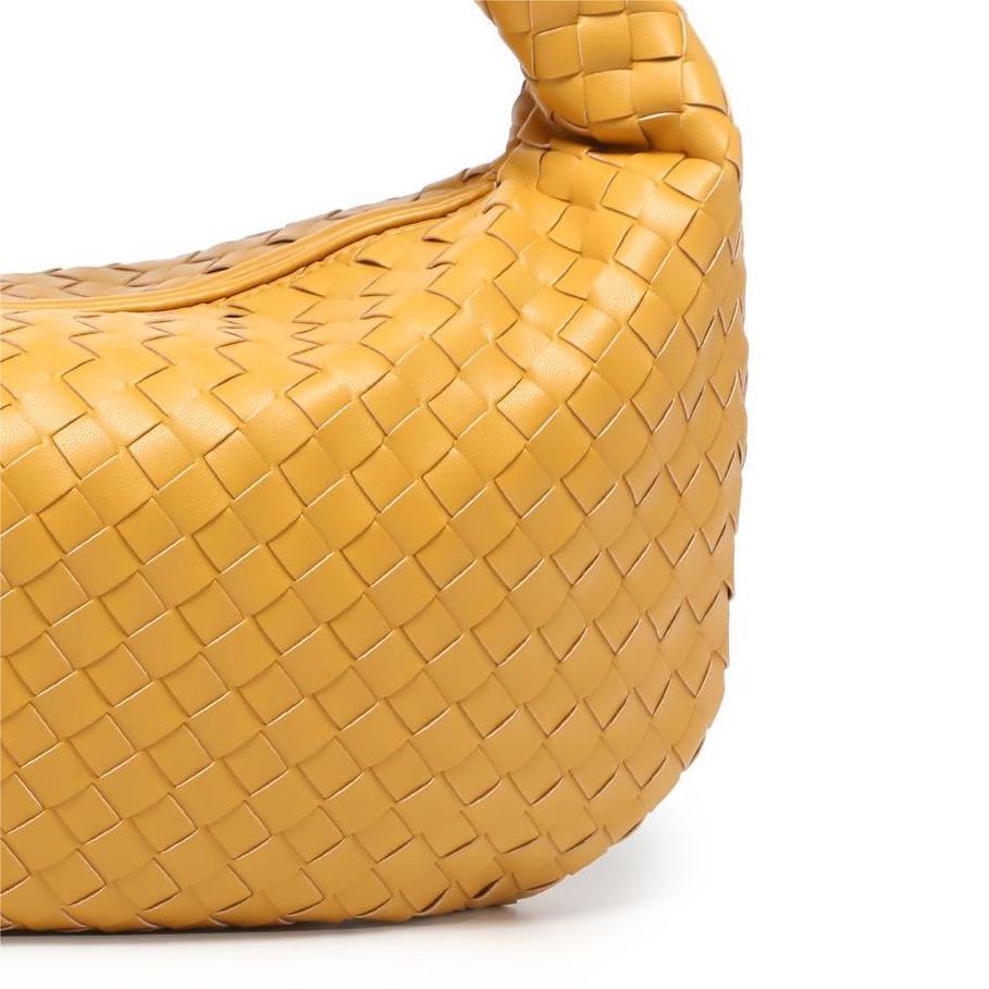 Women's Large Summer Versatile Fashion Dumpling Selenodont Croissant Solid Handbags