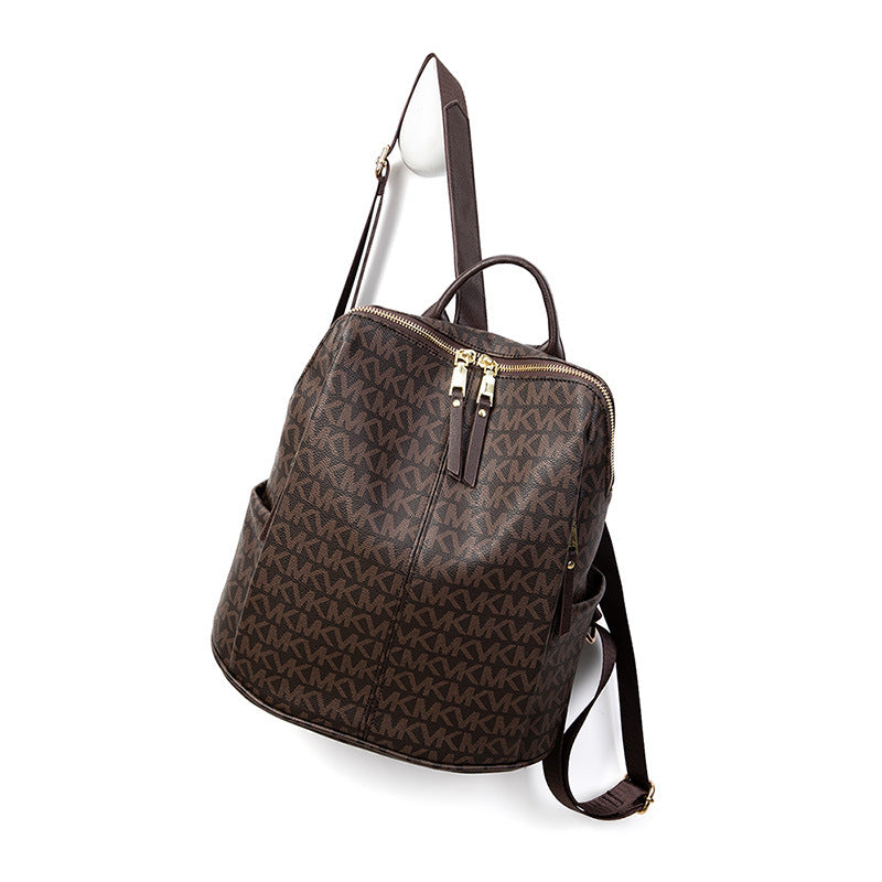 Women's Korean Style Easy To Match Fashion Large Backpacks
