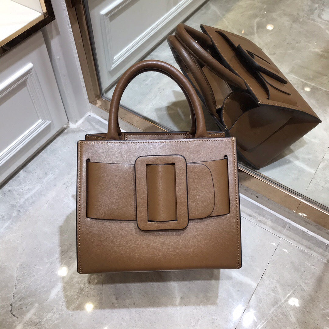 Women's Retro Genuine Leather Assorted Colors Metal Handbags