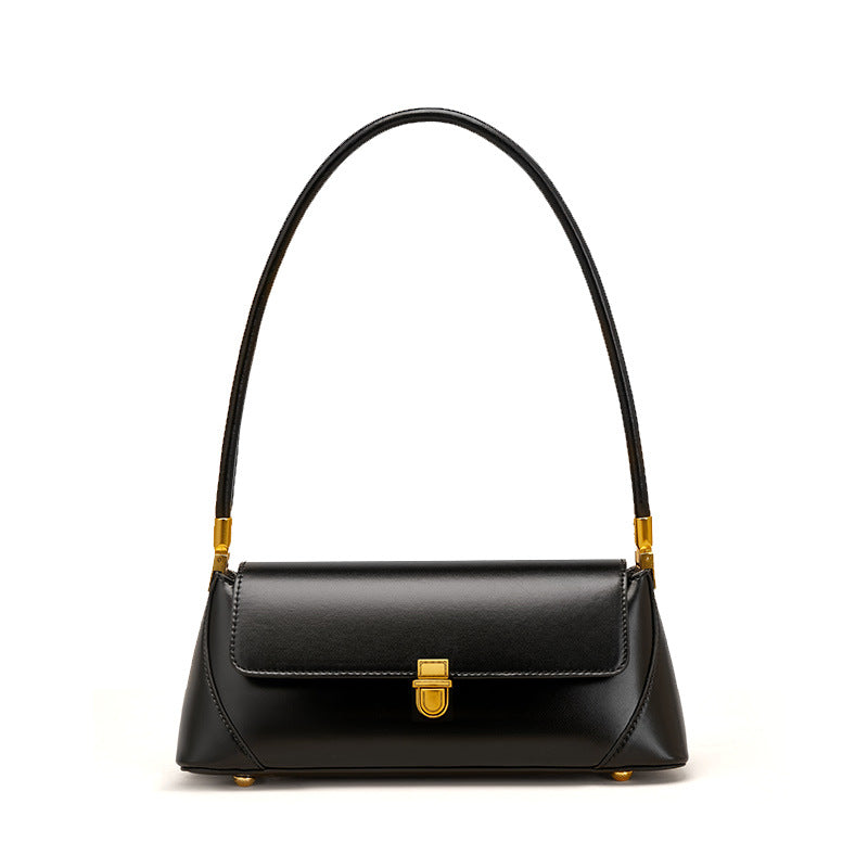 Fashion Elegant Autumn Underarm Genuine Leather Handbags