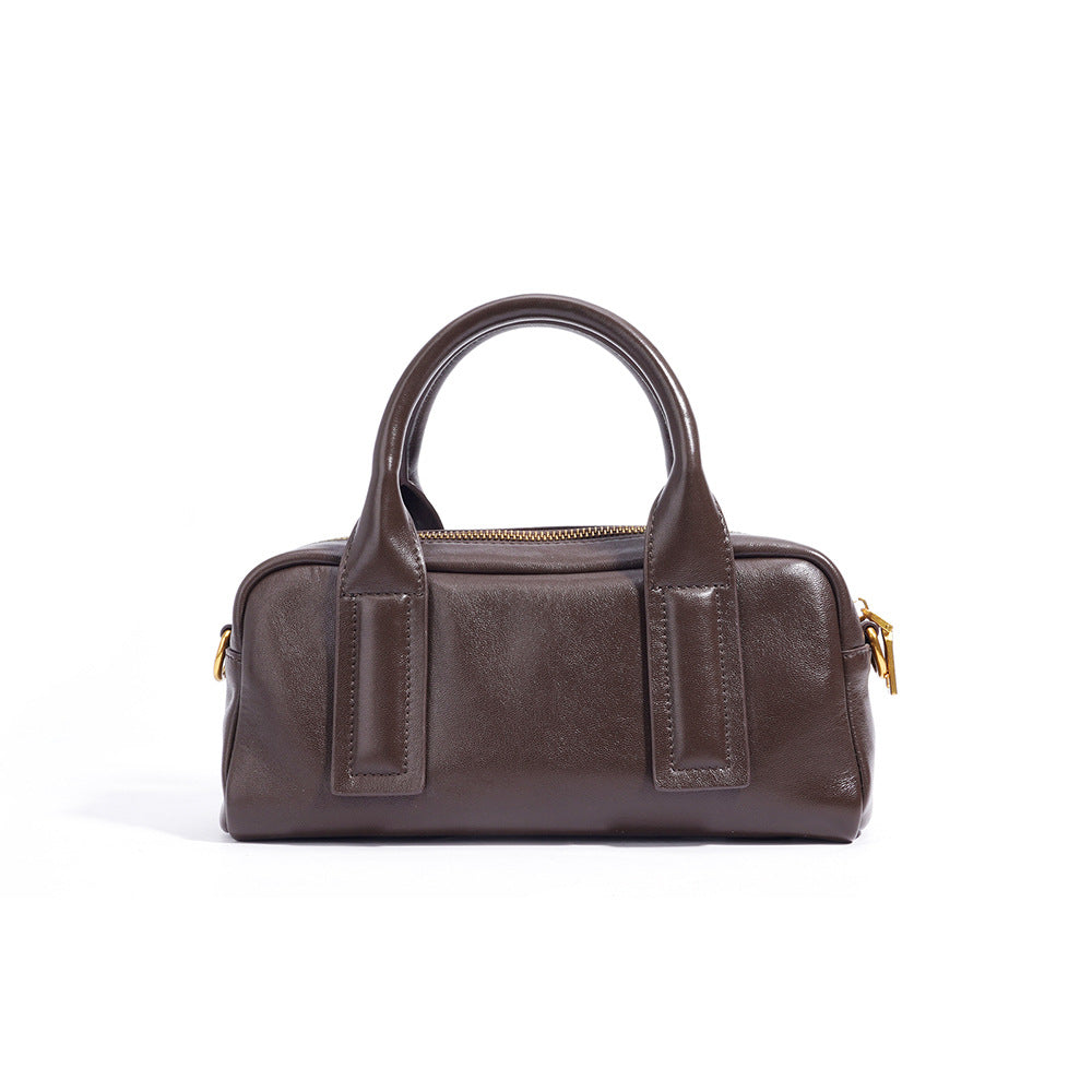 High-grade Genuine Leather Vintage Toast Versatile Handbags