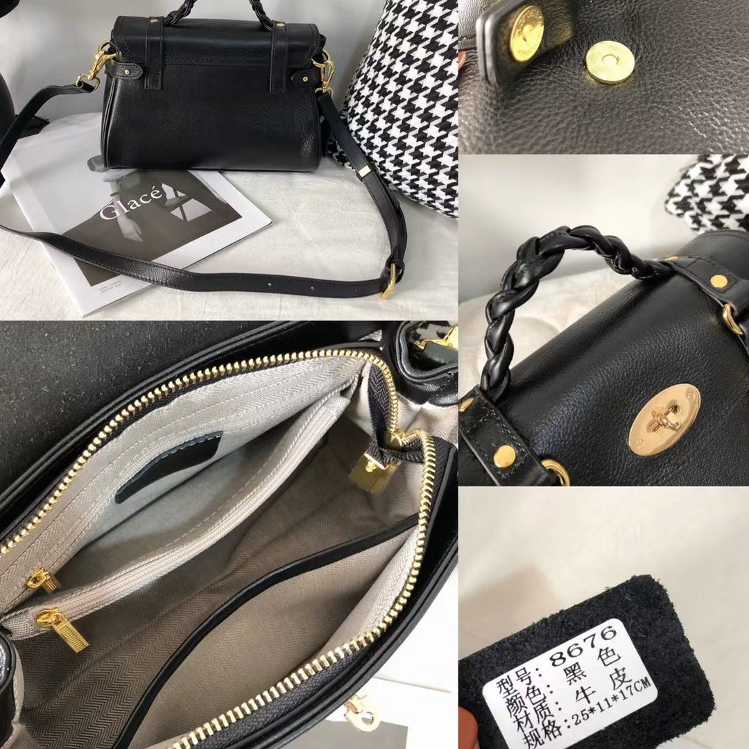 Women's Business Commuter Fashion Vintage Leather Handbags