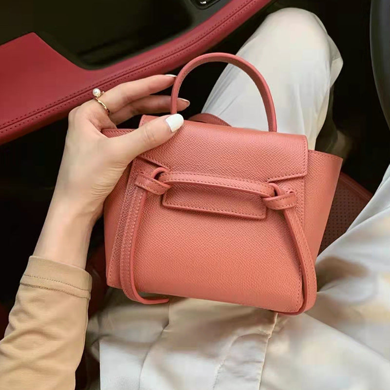 Women's Simple Palm Print Catfish Wings Style One Handbags