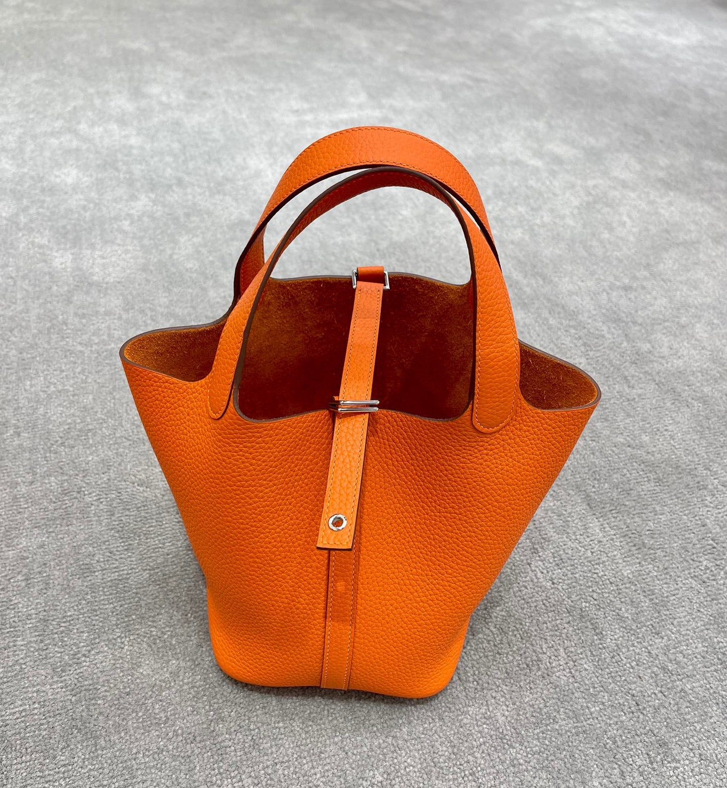 Women's Vegetable Basket First Layer Cowhide Retro Bucket Bags