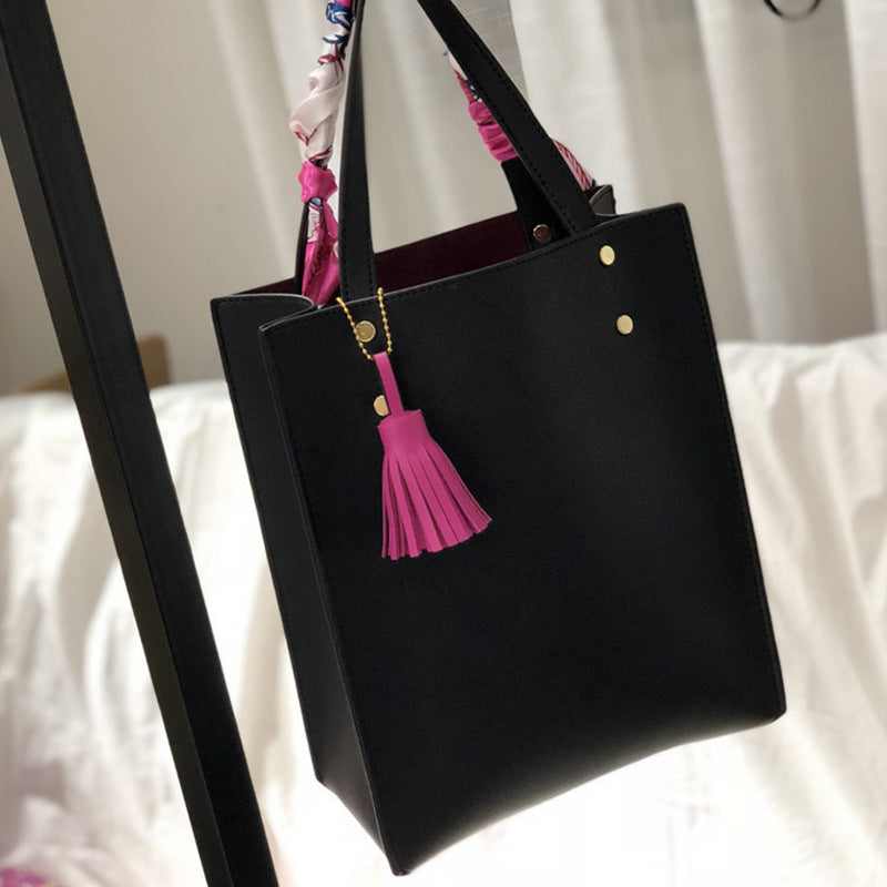Korean Style Trendy Macaron Color Simple Shoulder Bags