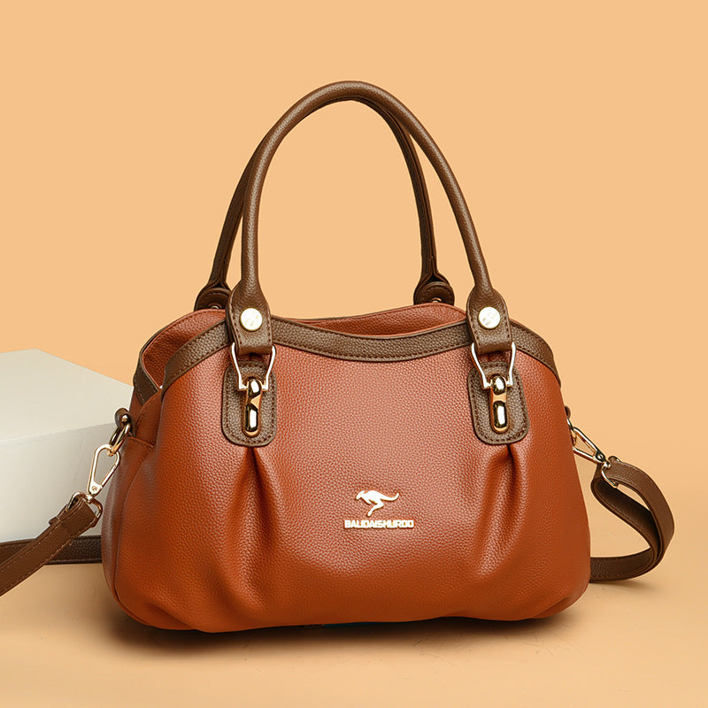 Glamorous Mom Fashion Classy Soft Leather Handbags