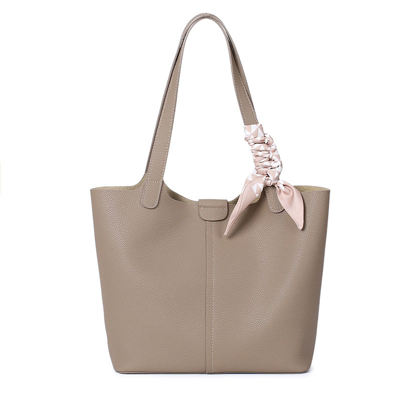 Women's Genuine Leather Cowhide Fashion Commuter Shoulder Bags
