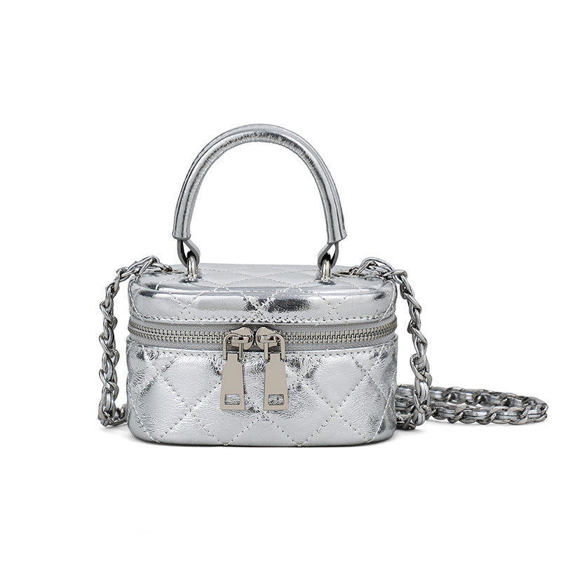 Women's Summer Popular Box Design Mini Chain Crossbody Bags
