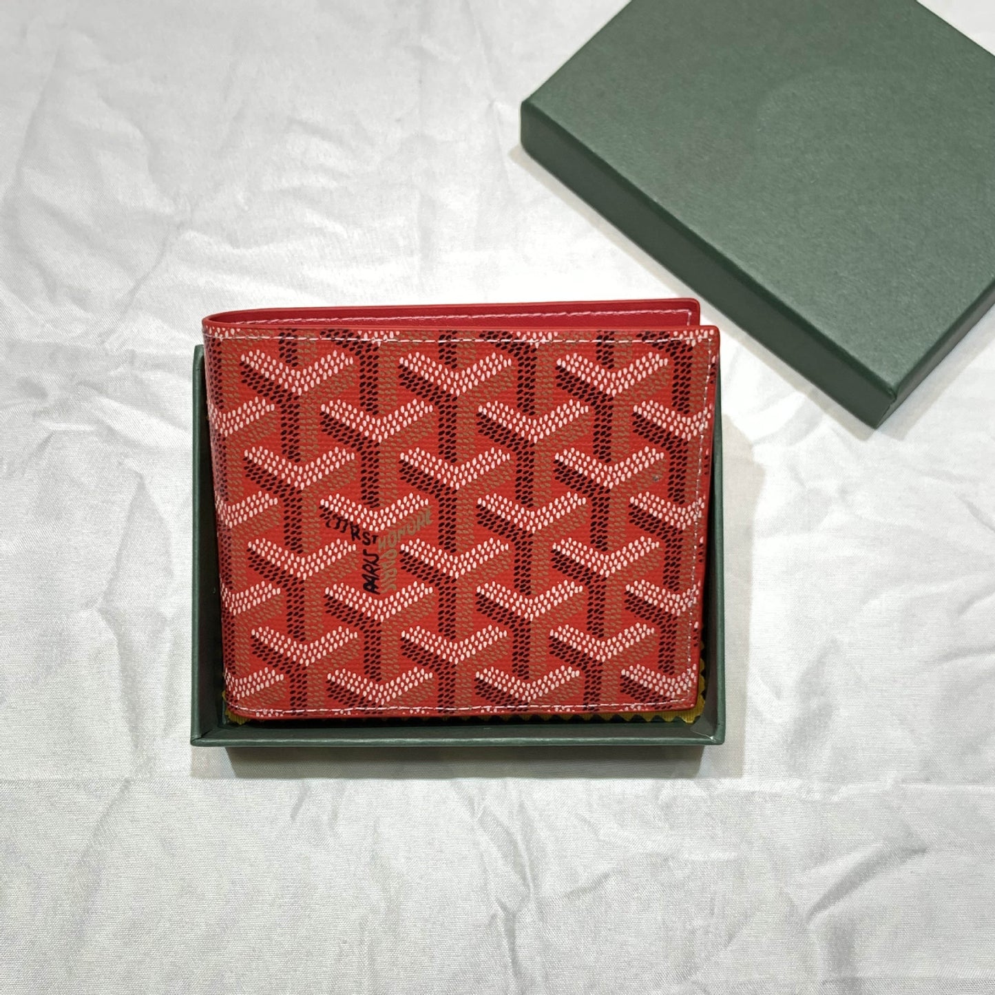Women's & Men's & Dog Teeth Short Half Fold Men's Wallets