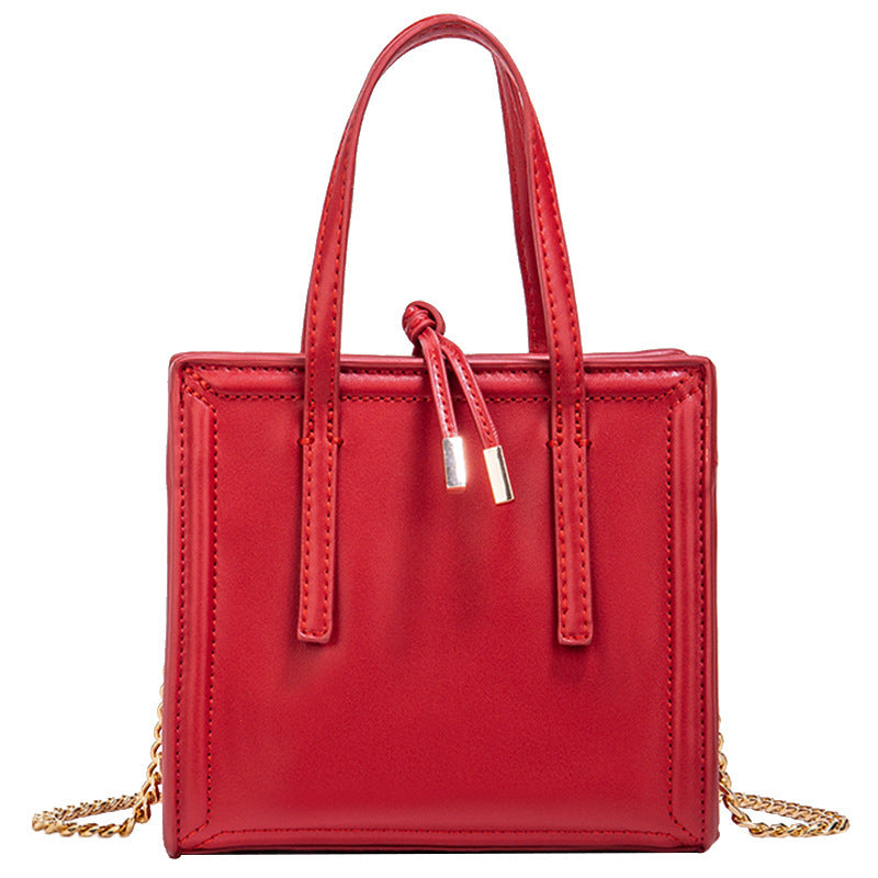 Fashion Urban Niche Portable Green Chain Crossbody Bags