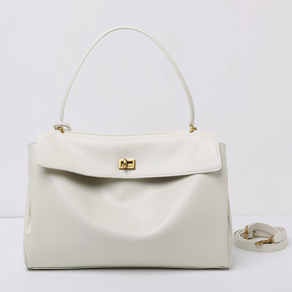 Women's Leather Large Capacity Portable Underarm Lazy Shoulder Bags