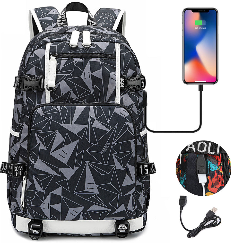 Women's & Men's & Printed Youth Large Capacity Backpacks