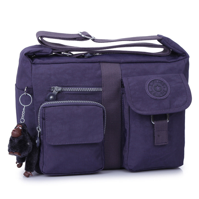 Women's Glamorous Distribution Monkey Large Nylon Crossbody Bags