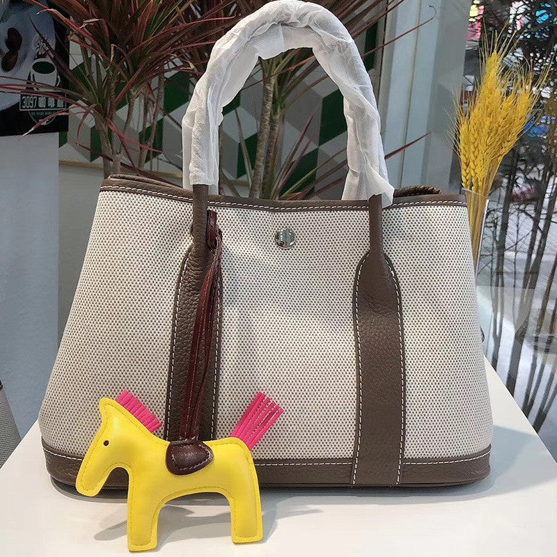 Attractive Women's Versatile Canvas Portable Shopping Shoulder Bags