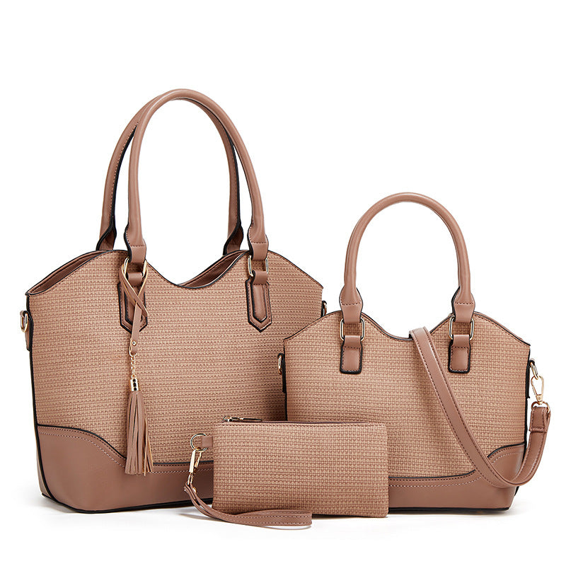 Three-piece Set Of Mother Large Medium Handbags