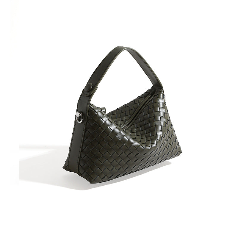 Women's Genuine Leather Dumpling Portable First Layer Handbags