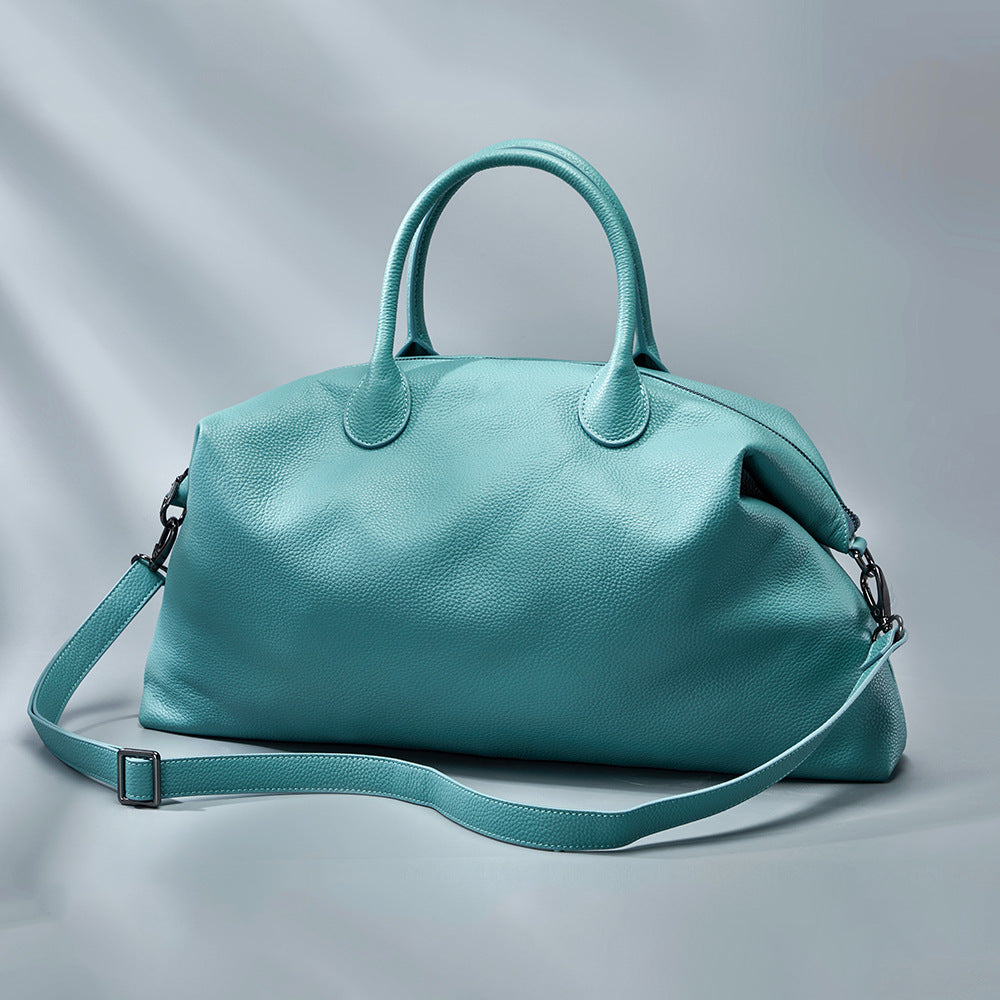 Women's Versatile Leather Large Capacity Cowhide Handbags