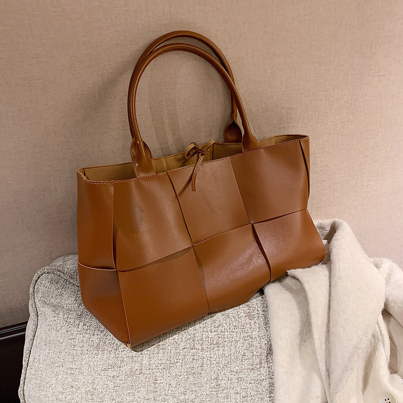 Trendy Fashion Knitting Niche Designer Large Handbags