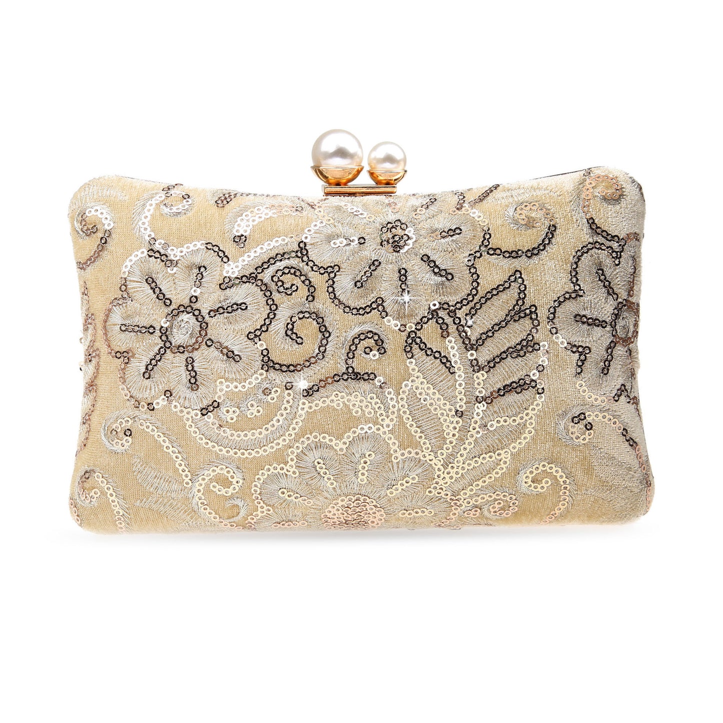Women's Sequin Retro Banquet Clutch Dinner Compartment Evening Bags