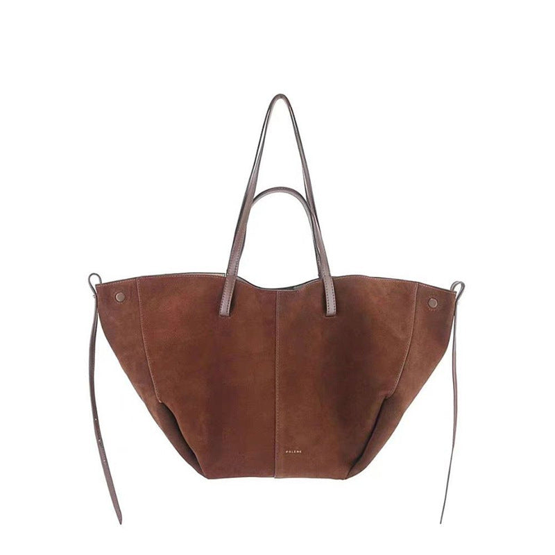 Women's Pauline Matte Leather Wings Style Frosted Shoulder Bags