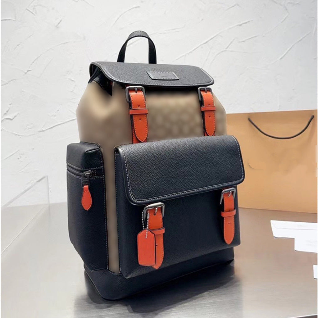 Solid Color Storage Double Joint Vertical Model In Shape Backpacks