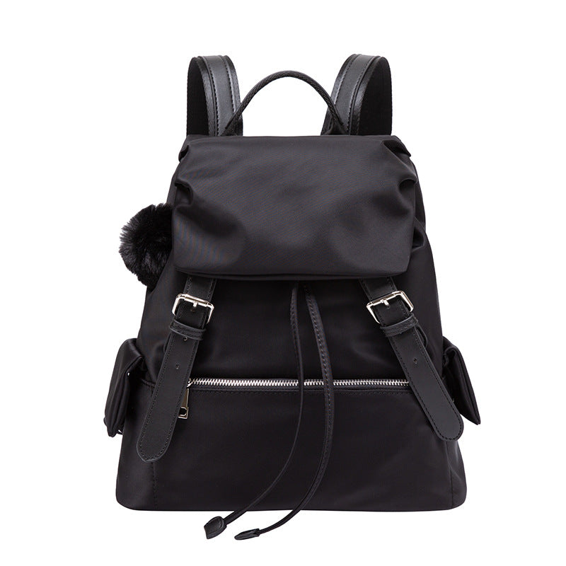 Women's Fashionable Drawstring Simple Commute Large Capacity Backpacks