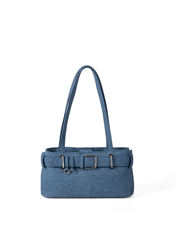 Women's High-grade Versatile Solid Color Magnetic Snap Handbags