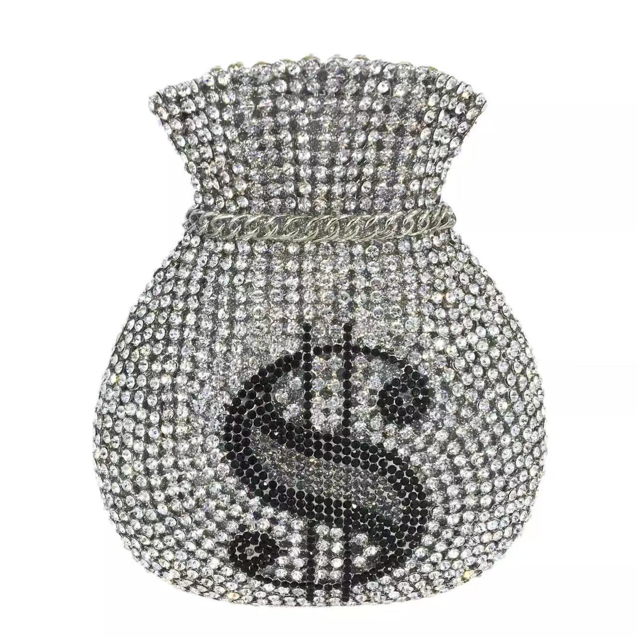 Diamond Banquet Full Steamed Crystal Bun Evening Bags