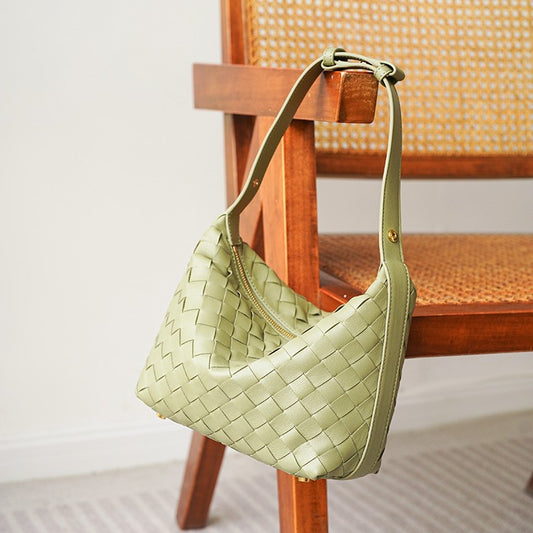 Women's Woven Advanced Lunch Box Underarm Popular Handbags