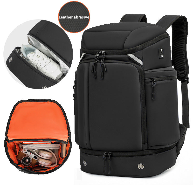 Men's Large Capacity Dry Wet Separation Multifunctional Backpacks