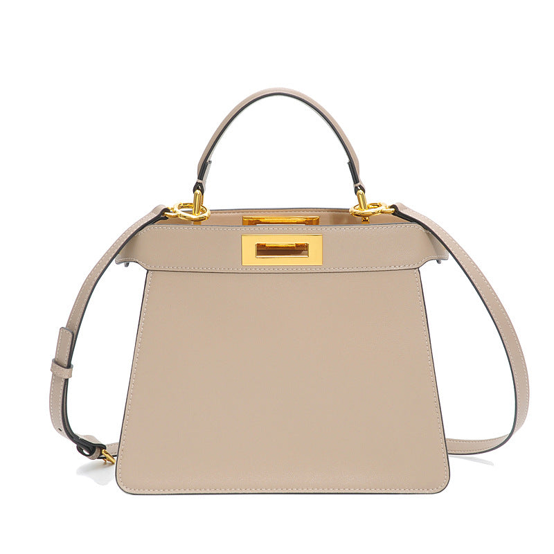 Women's Leather With Cat Design Fashion File Crossbody Bags