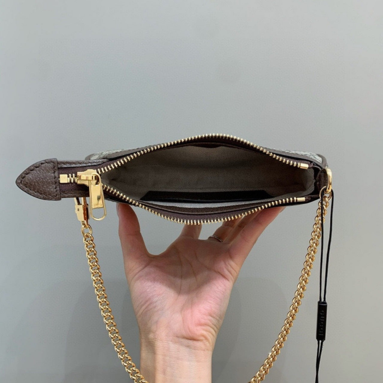 Women's Classic Home Printing Underarm Presbyopic Leather Shoulder Bags
