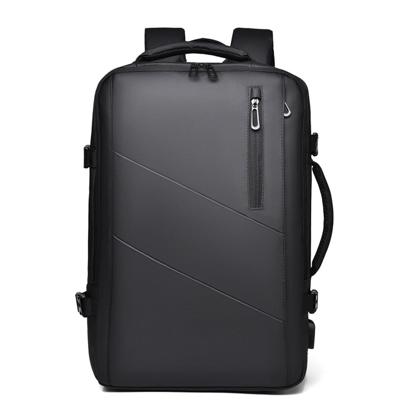 Men's Large Capacity Expansion Waterproof Business Computer Backpacks