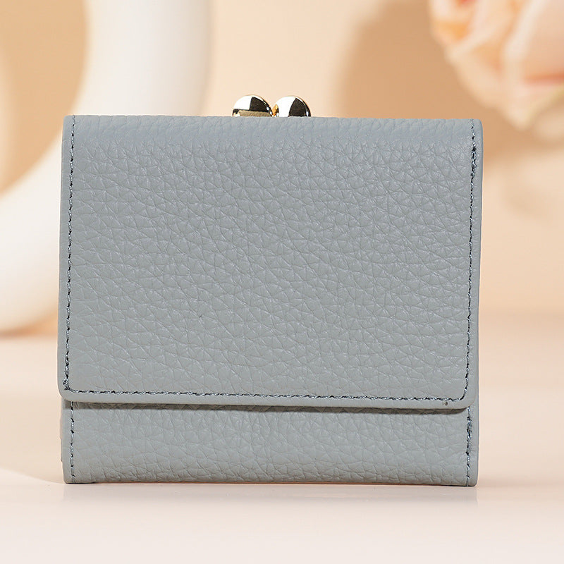 Women's Beautiful Charming Genuine Leather Swiping Ladies Wallets
