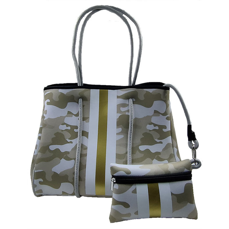 Neoprene Beach Printing Weekend Portable Seaside Handbags
