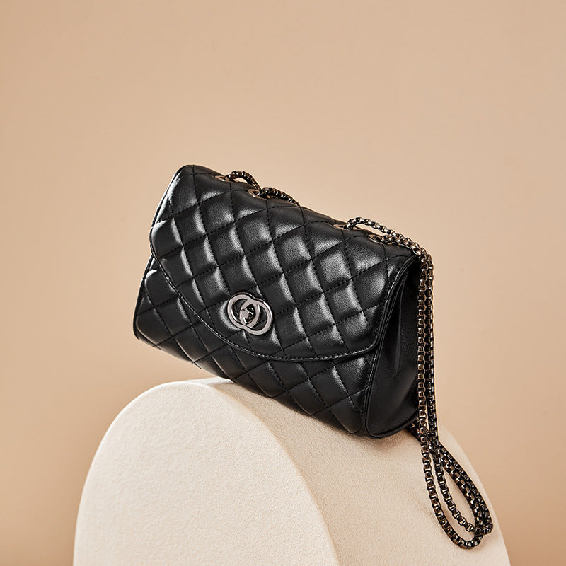 Women's Chain High-grade Versatile Genuine Leather Shoulder Bags