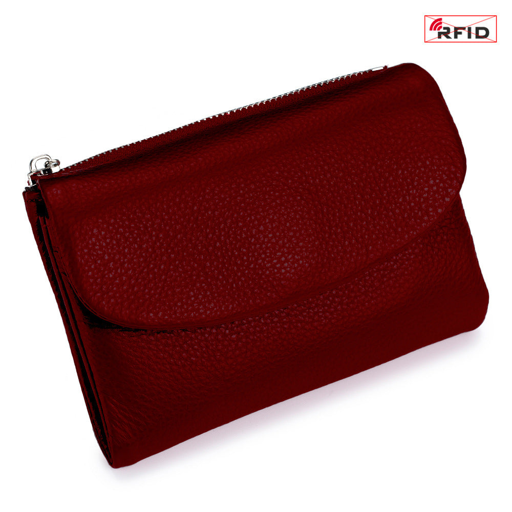 Women's Fashion Short Soft Textured Large Capacity Ladies Wallets