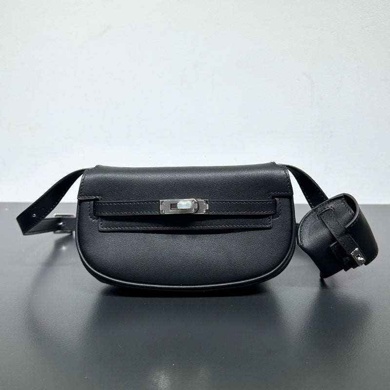 Women's First Layer Cowhide Kelly Leather Mini Bags