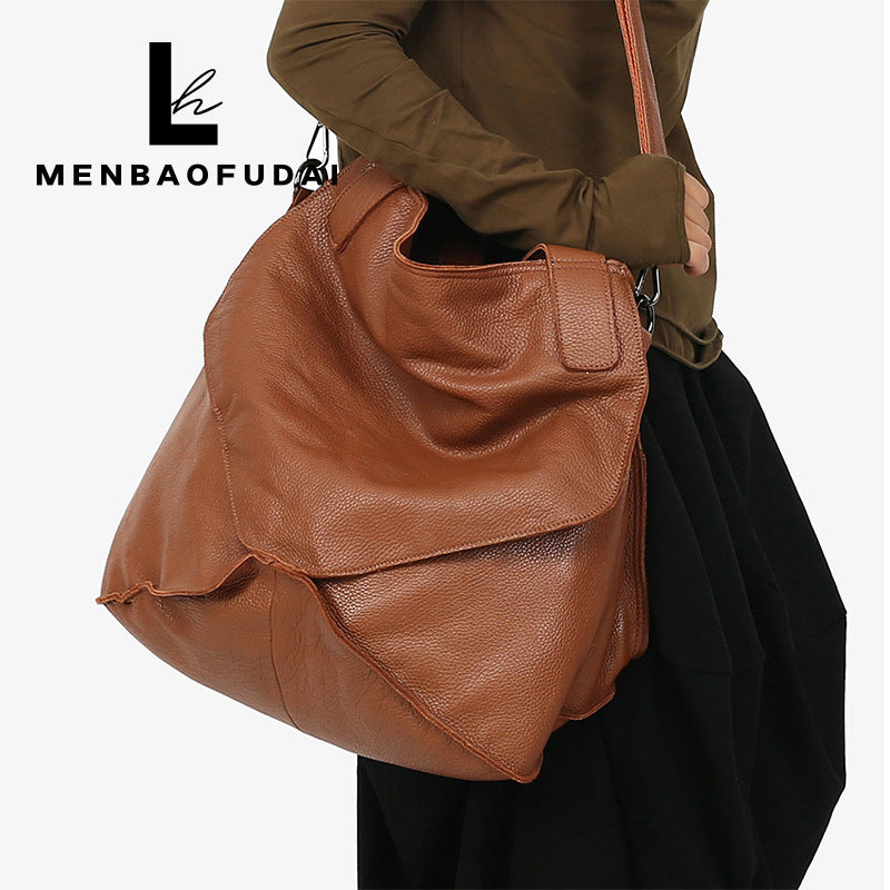 Women's First Layer Cowhide Soft Leather Genuine Shoulder Bags