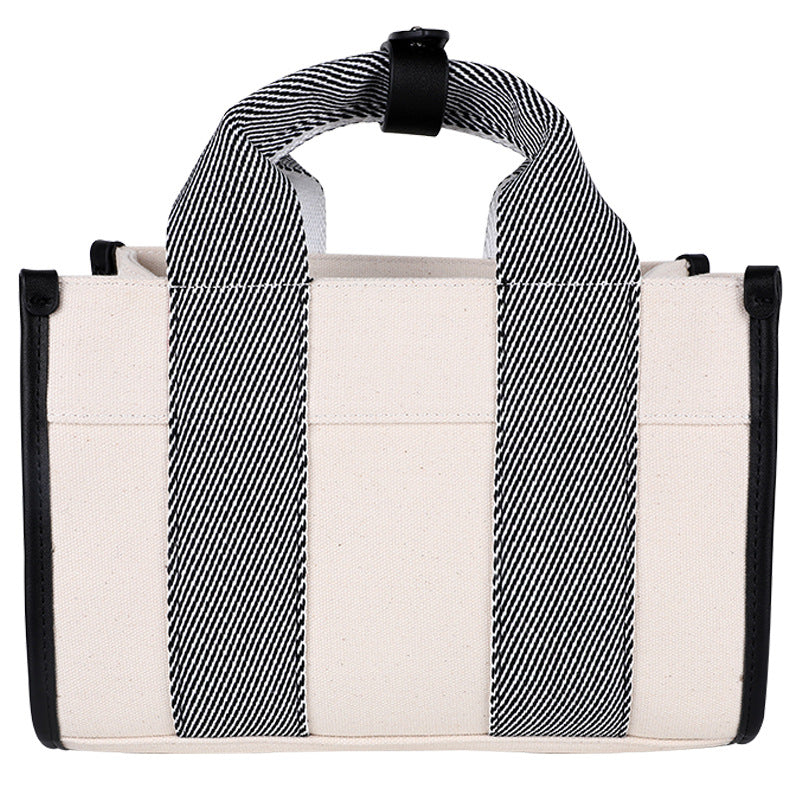 Women's Fashionable High-grade Korean Style Simple Canvas Handbags