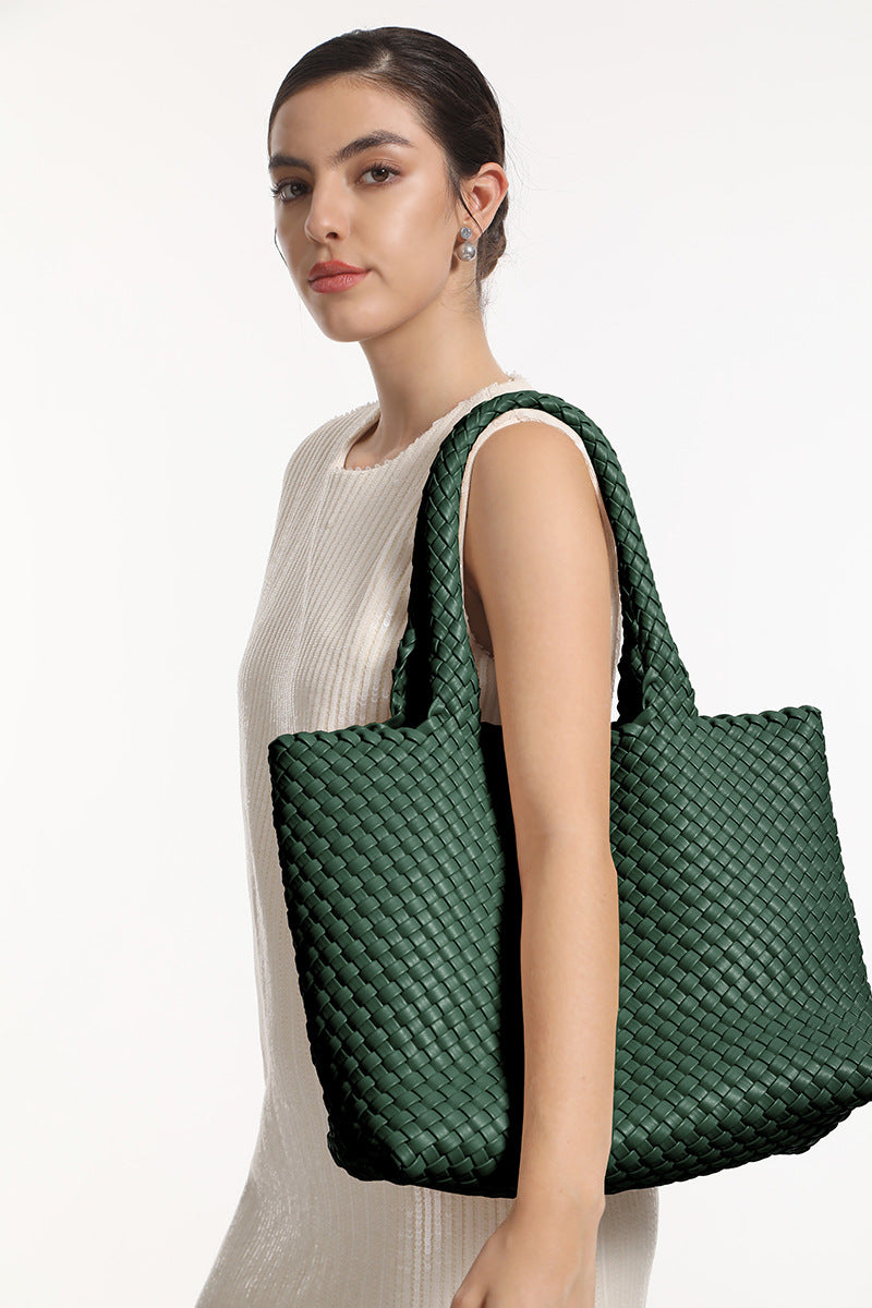 Women's Handmade Woven Trendy Large Capacity Portable Crossbody Bags
