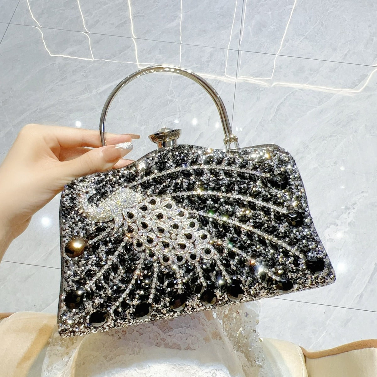 Full Diamond High-grade Party Dinner Banquet Shoulder Bags