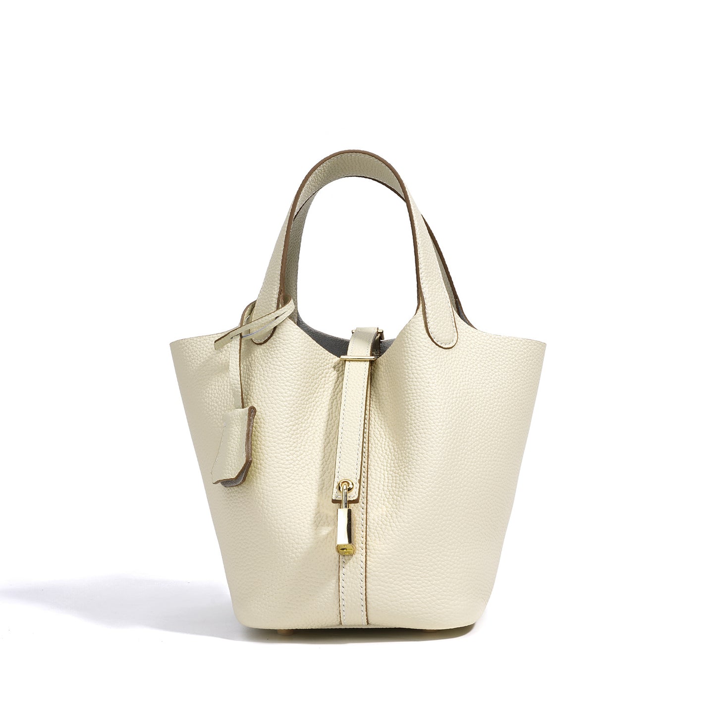 Women's Vegetable Basket Genuine Leather Design Advanced Texture Shoulder Bags